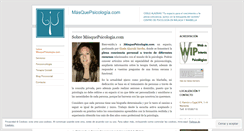 Desktop Screenshot of masquepsicologia.com